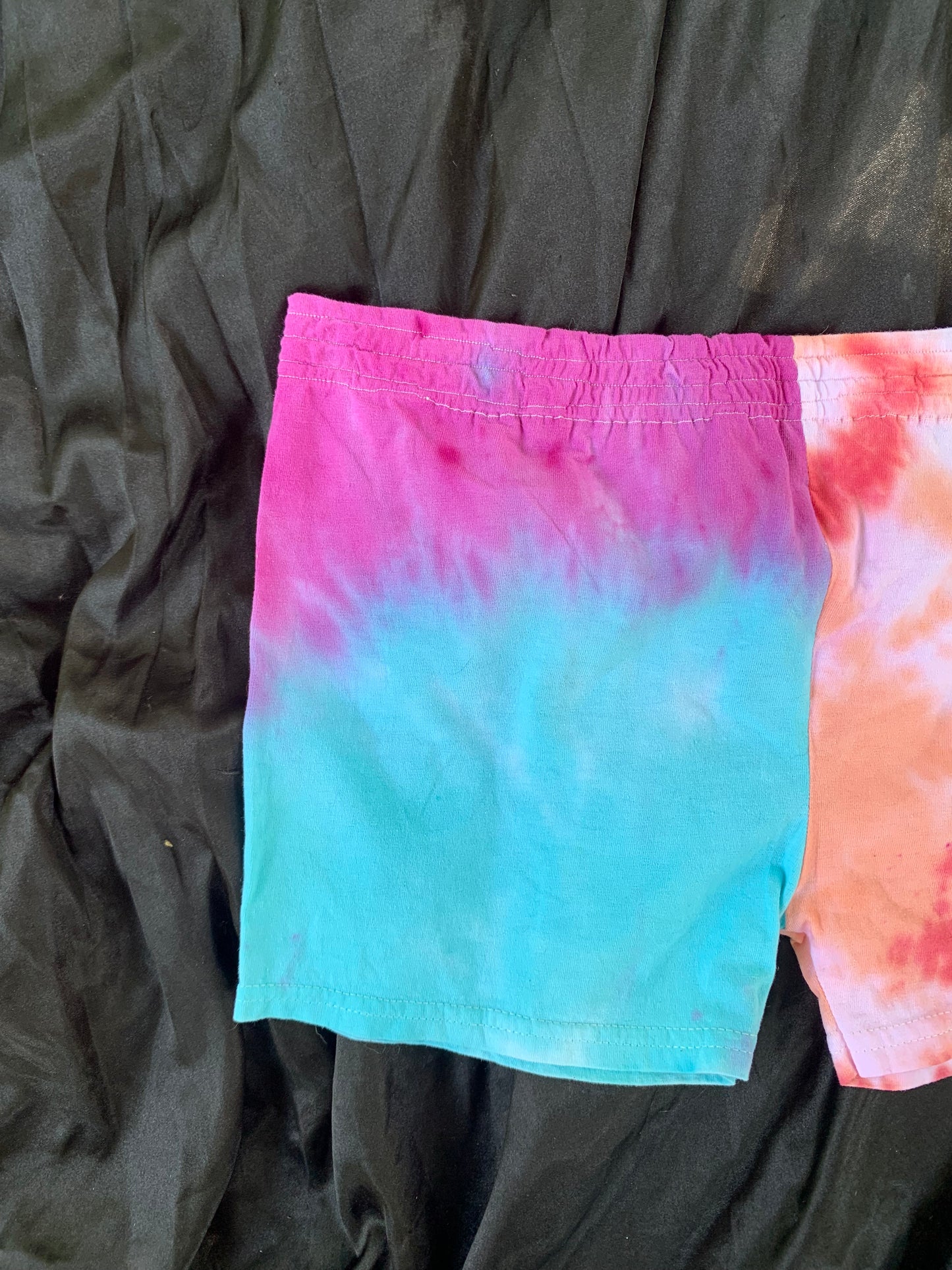 Tie dye shorts