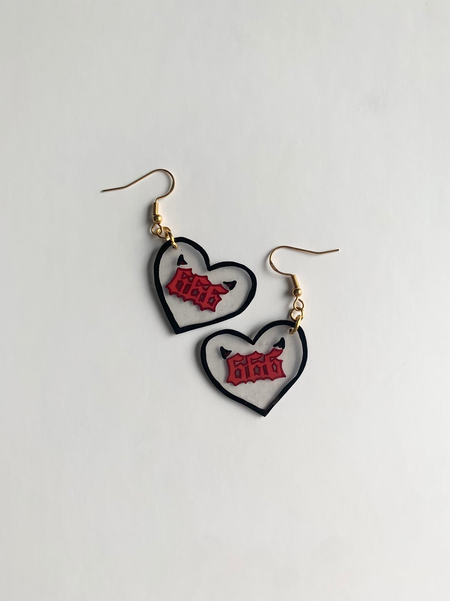 Number earrings