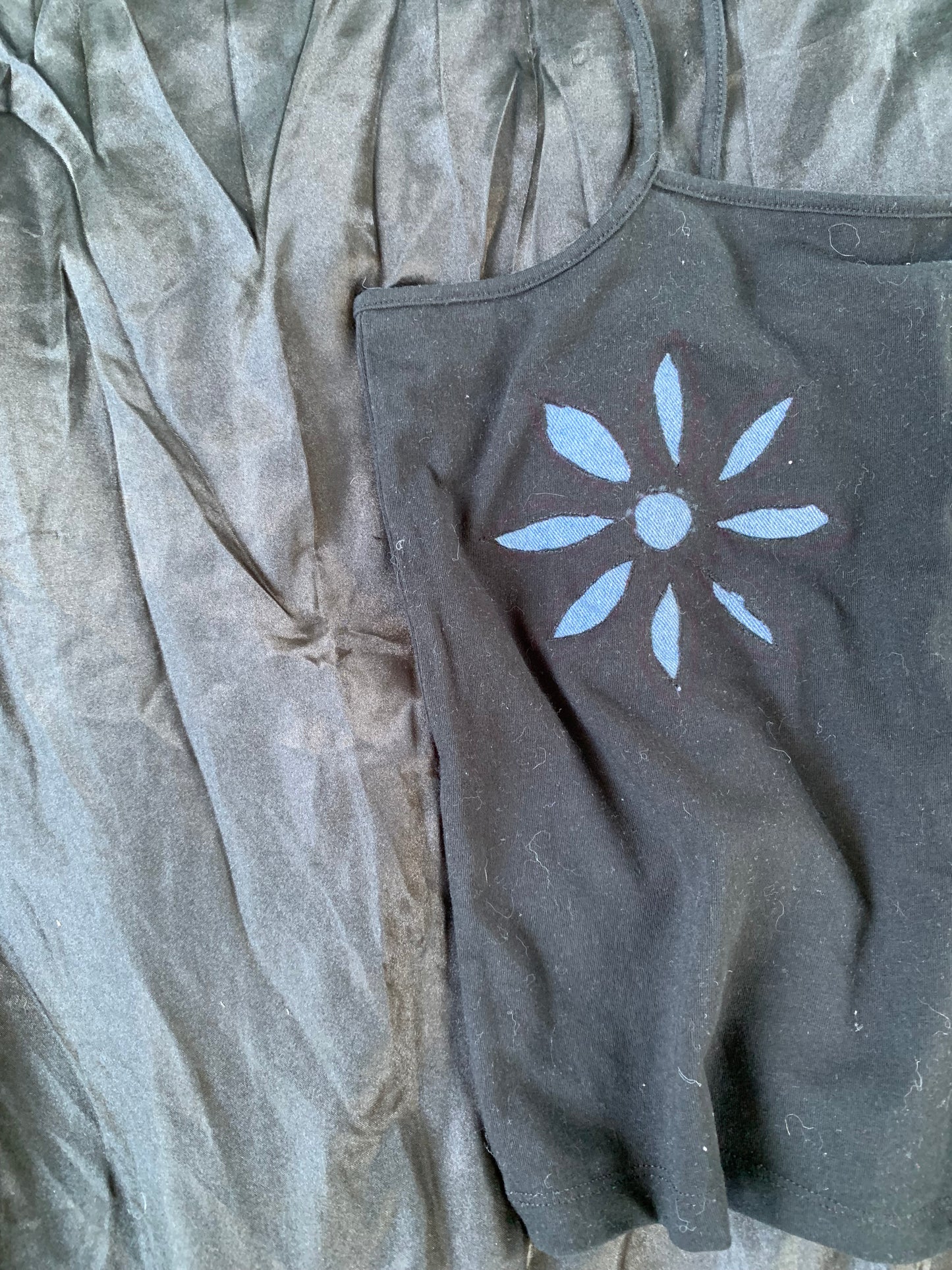 Jean flower tank