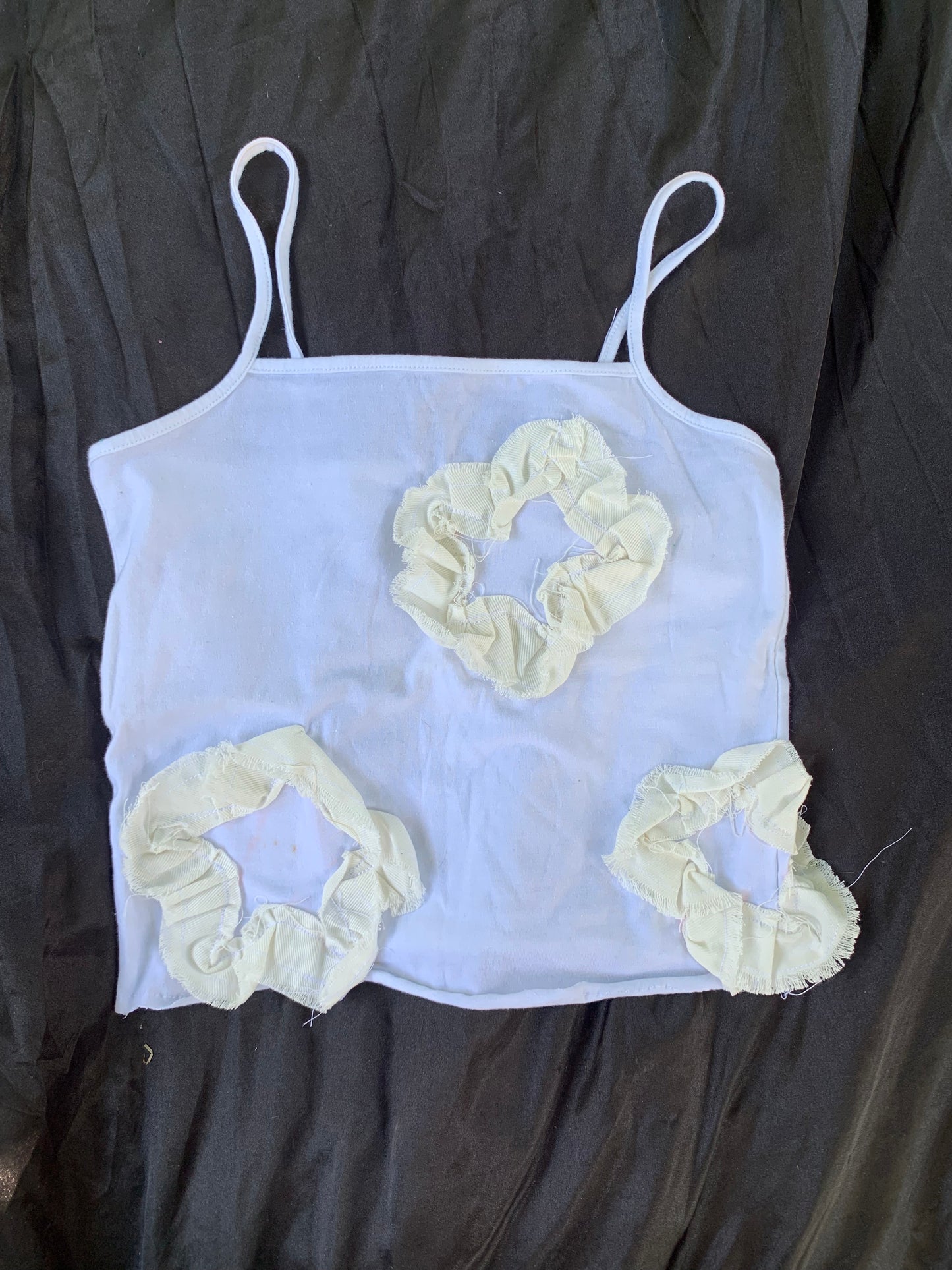 White Jean Star top
