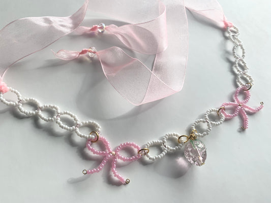 Kawaii ribbon necklace/choker