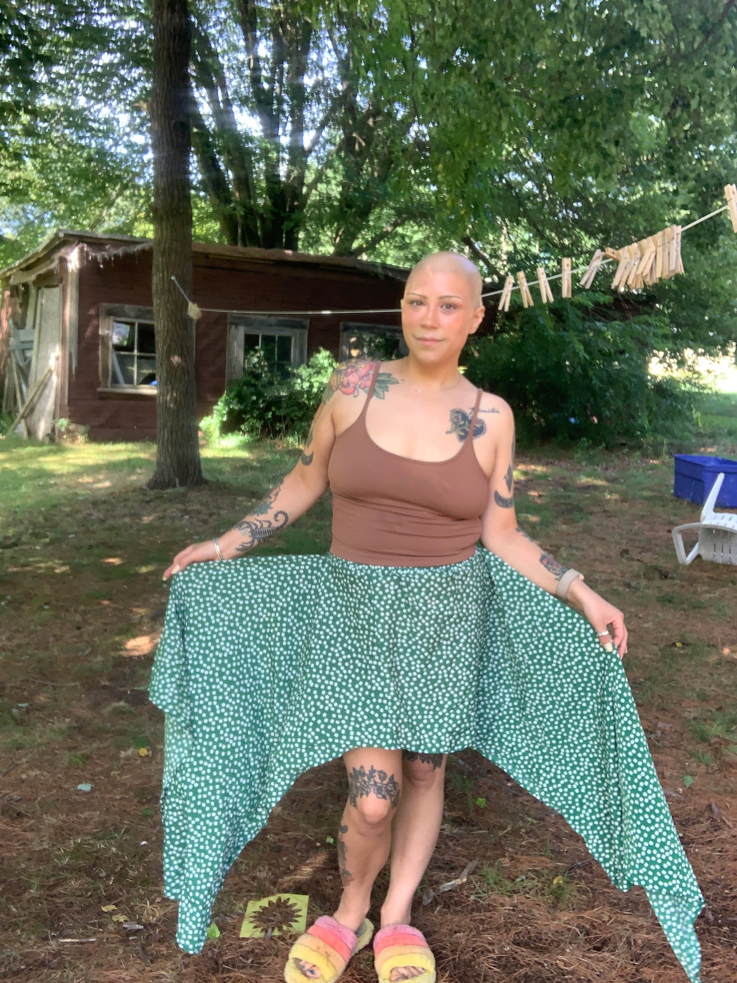 Forest Fairy Asymmetrical Skirt