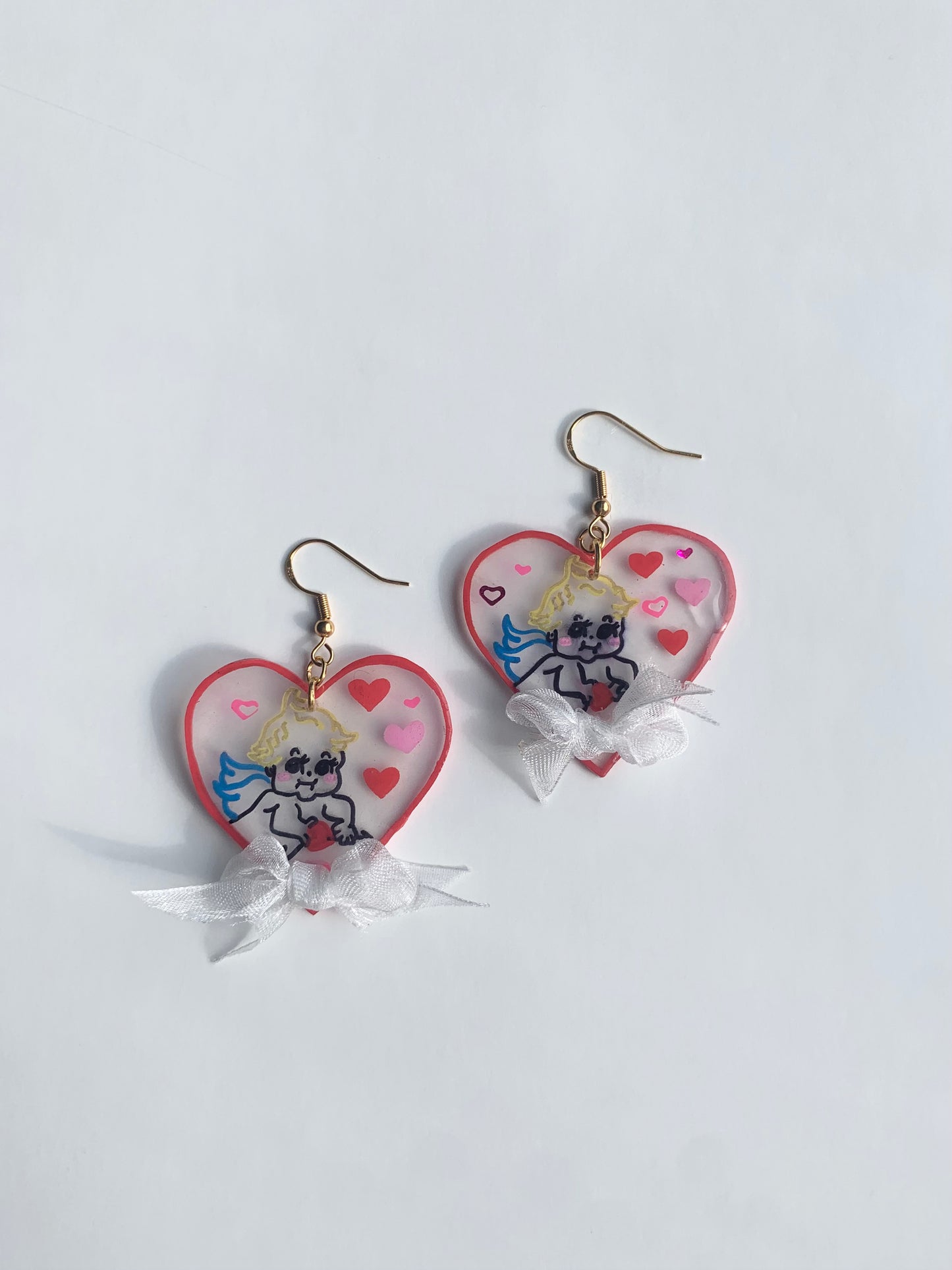 Cherub baby earrings