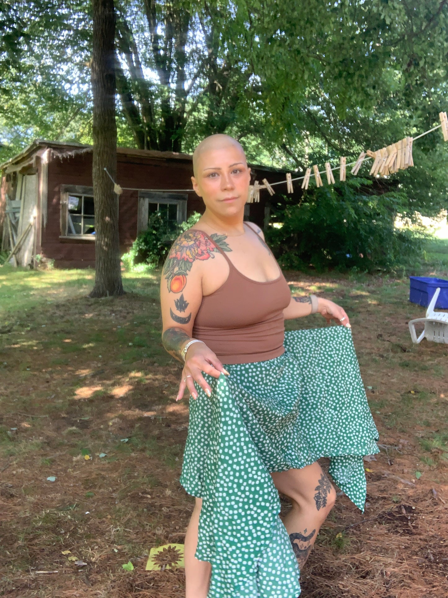 Forest Fairy Asymmetrical Skirt