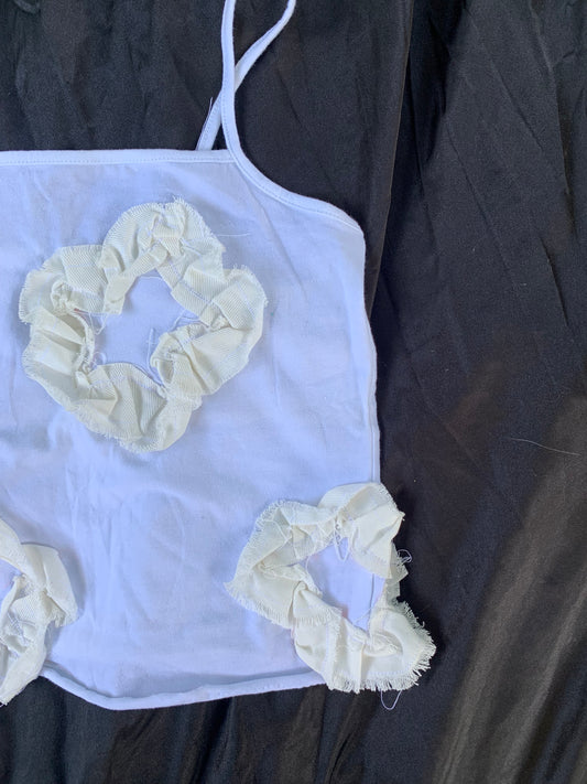 White Jean Star top