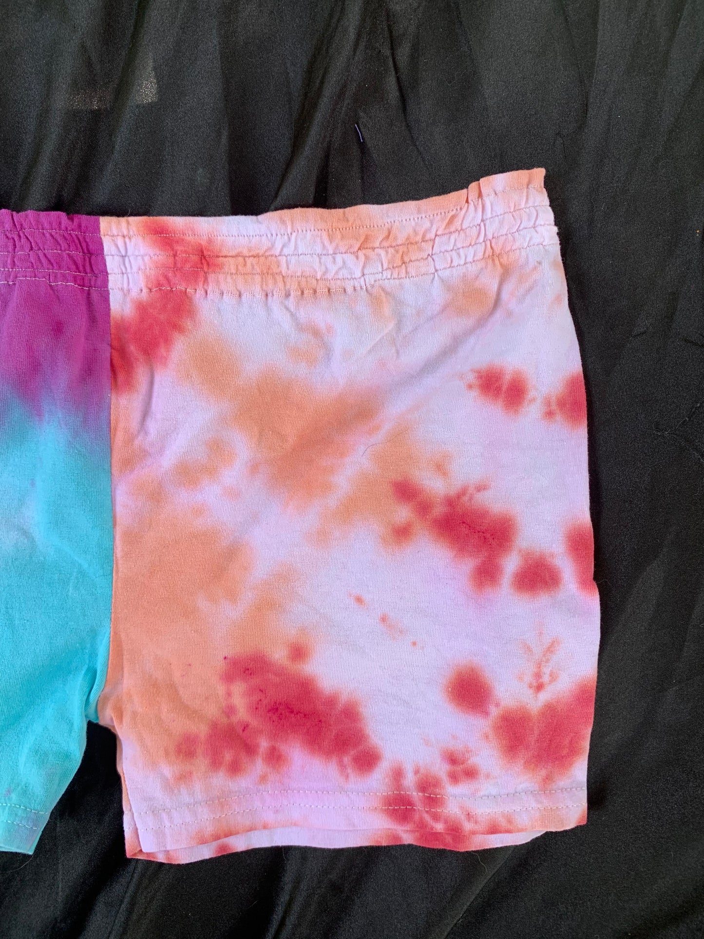 Tie dye shorts