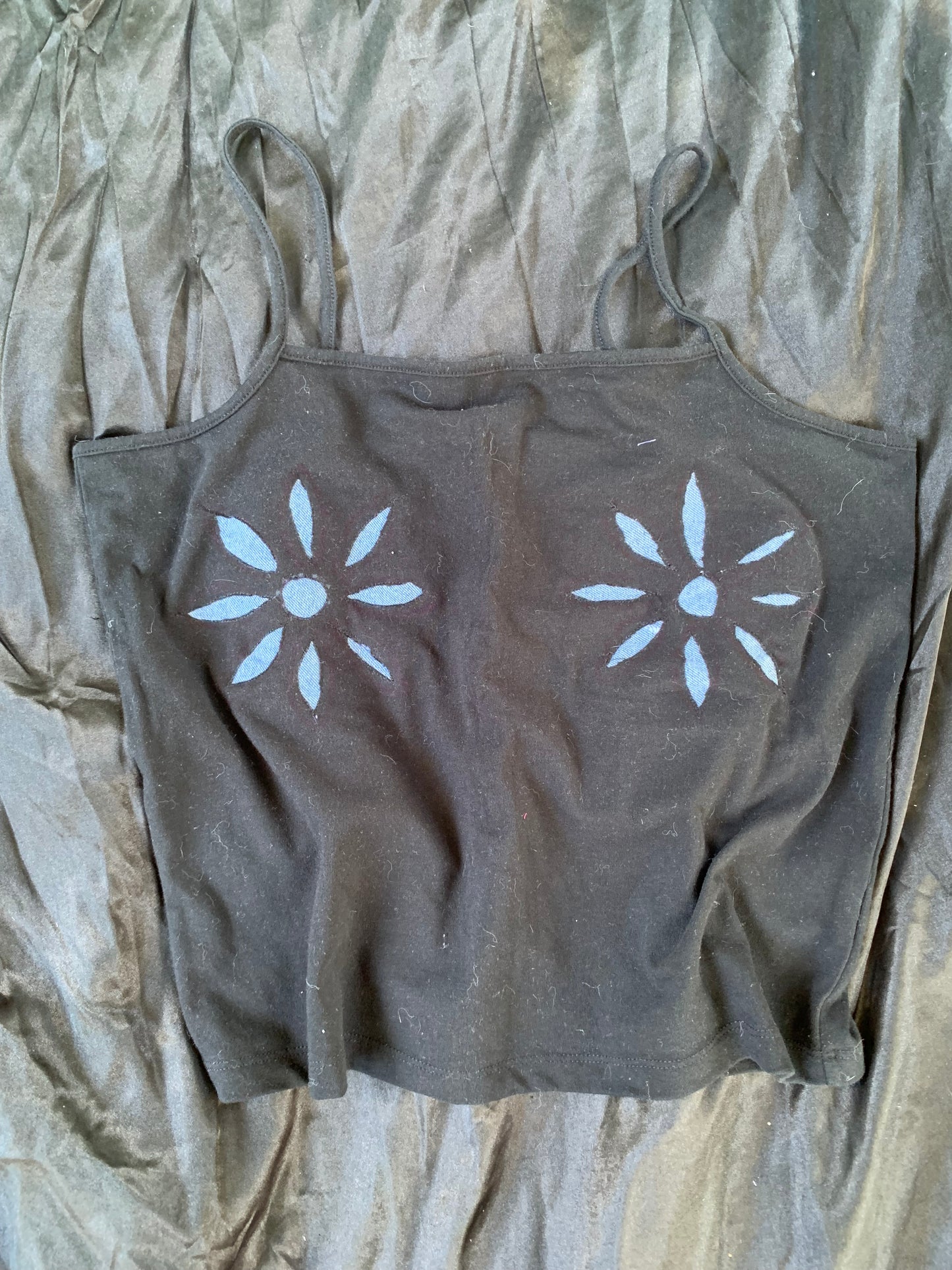 Jean flower tank