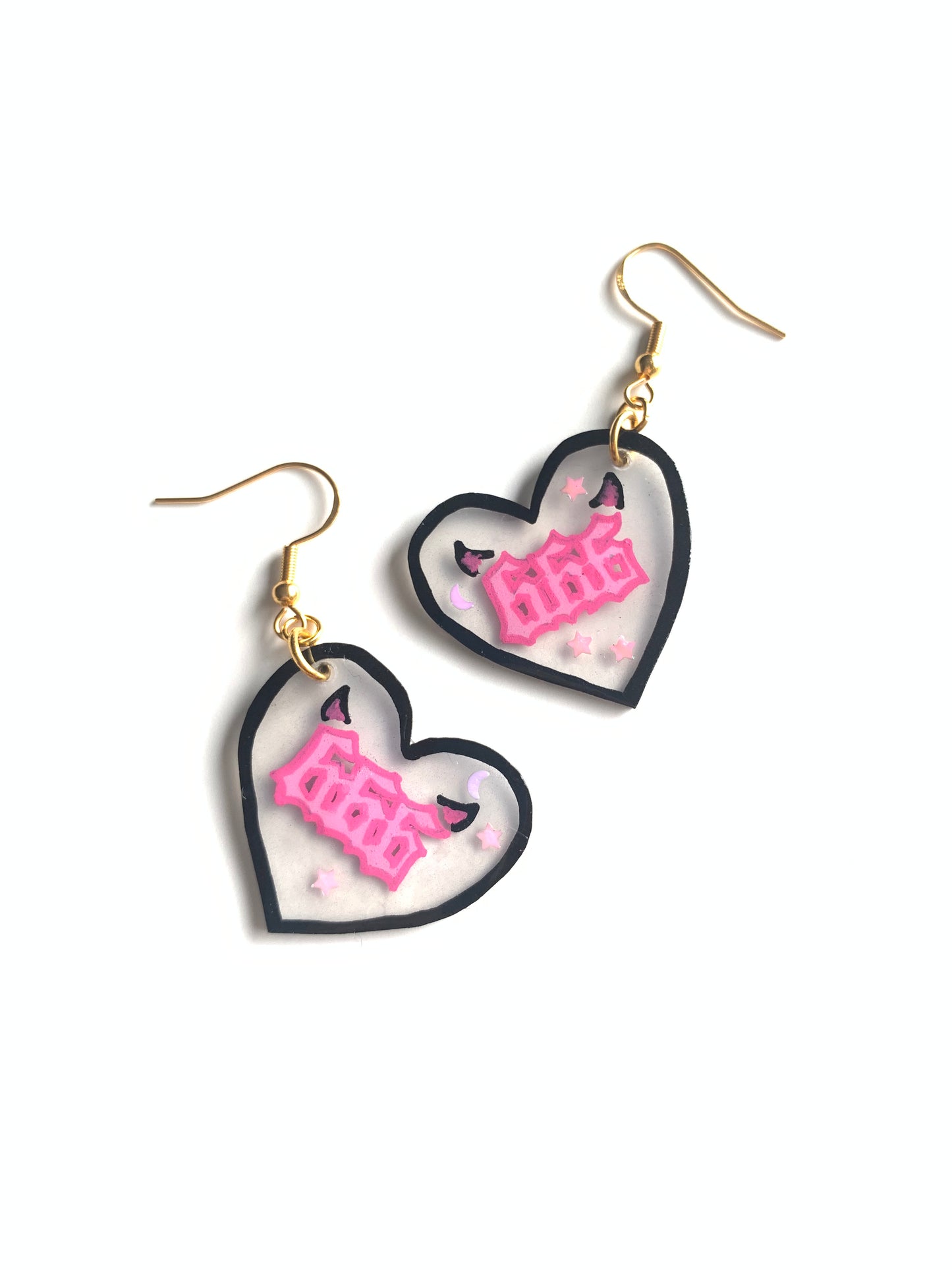 Number earrings