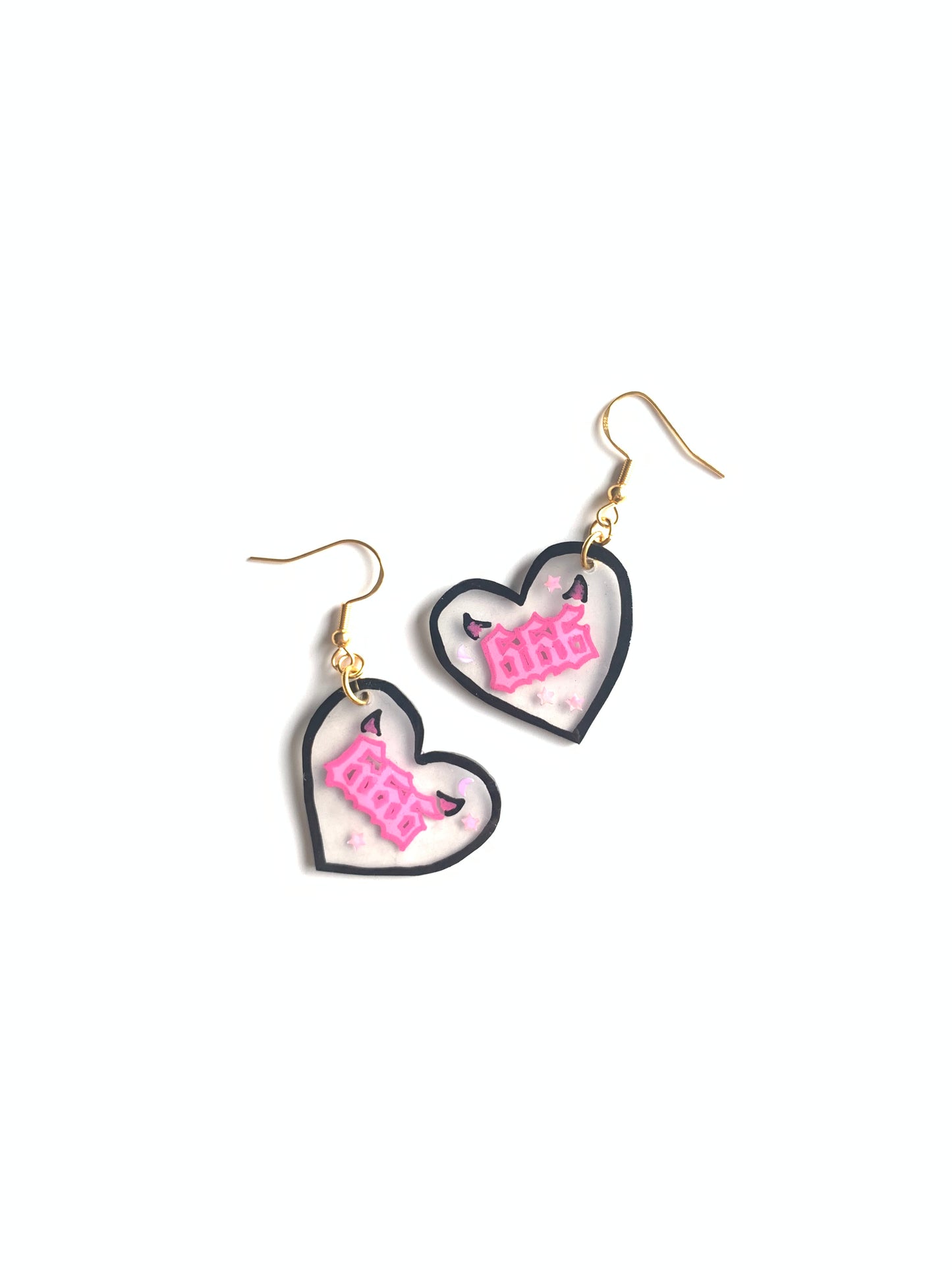 Number earrings