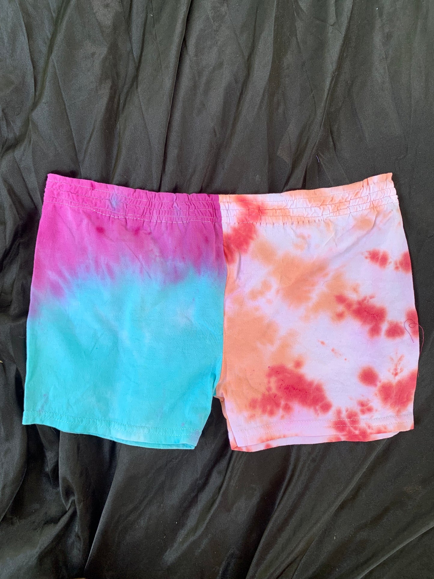 Tie dye shorts